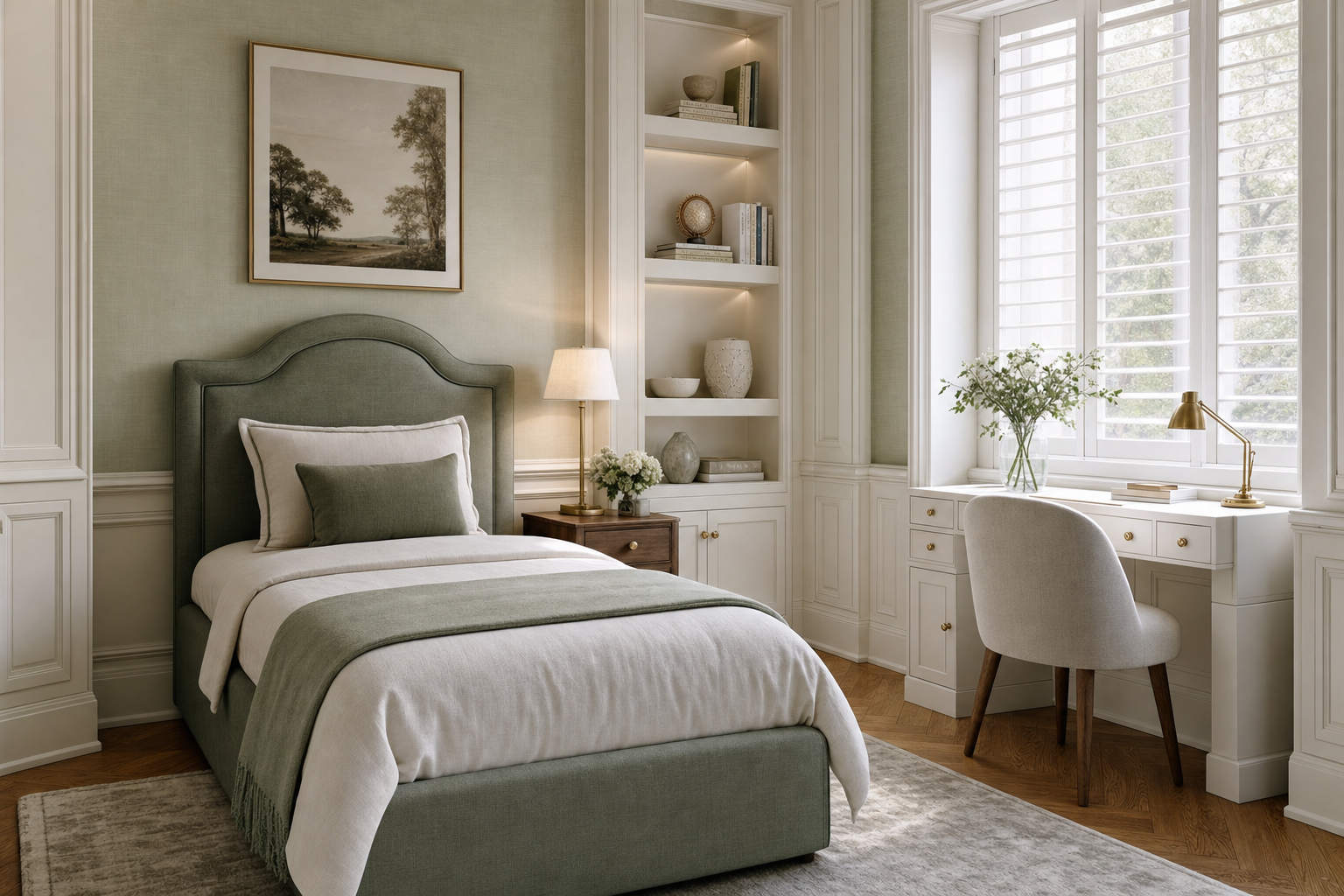 Secondary bedroom by CNK Construction